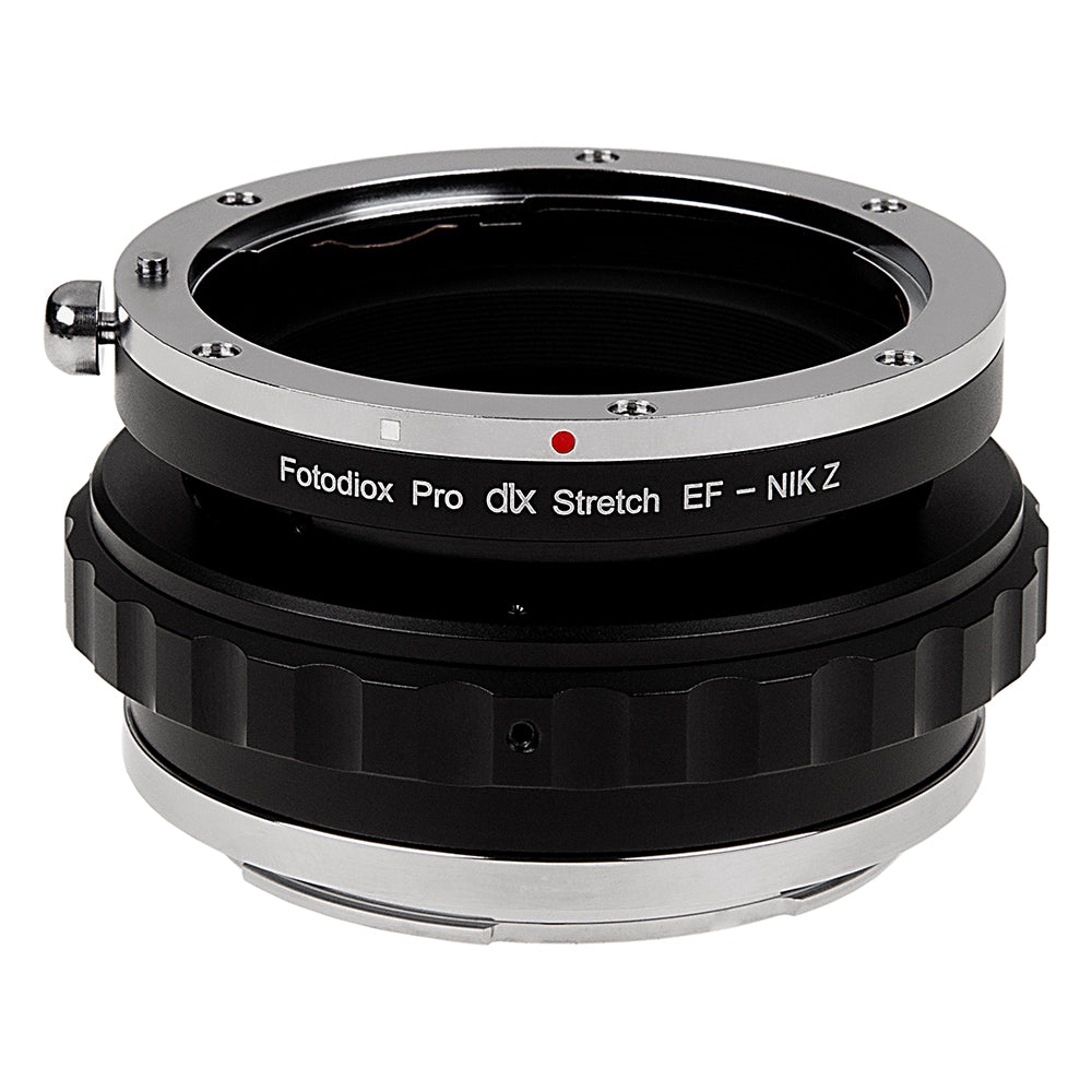 Fotodiox DLX Stretch Lens Adapter - Compatible with Canon EOS (EF / EF-S) D/SLR Lens to Nikon Z-Mount Mirrorless Cameras with Macro Focusing Helicoid and Magnetic Drop-In Filters