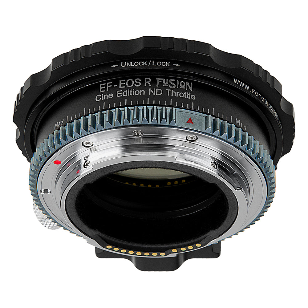 Vizelex ND Throttle Fusion Smart AF Cine Edition Lens Adapter - Compatible with Canon EF/EF-S Lens to Canon RF Mount Cameras with Auto Functions, Vari-ND Filter (2 to 8 Stops) & Positive-Lock EF Mount