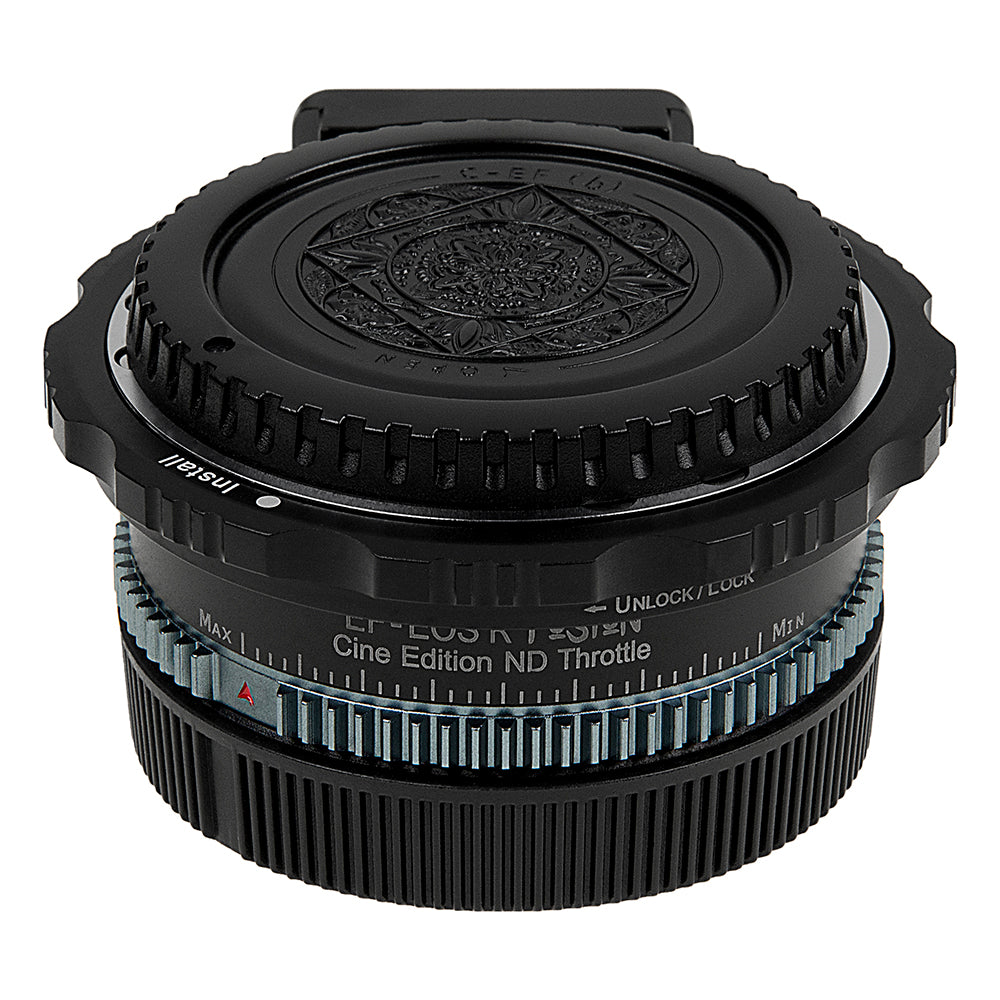 Vizelex ND Throttle Fusion Smart AF Cine Edition Lens Adapter - Compatible with Canon EF/EF-S Lens to Canon RF Mount Cameras with Auto Functions, Vari-ND Filter (2 to 8 Stops) & Positive-Lock EF Mount