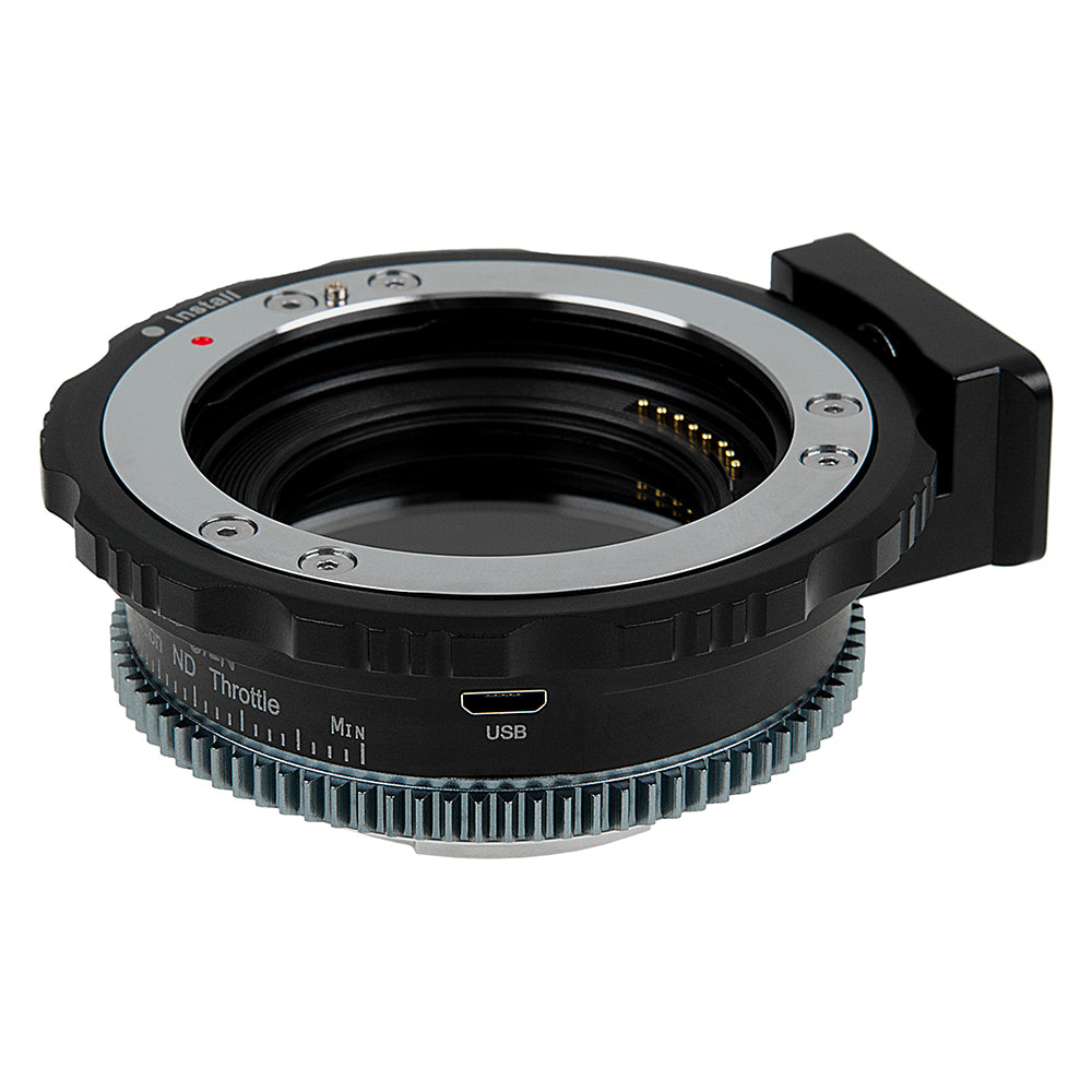 Vizelex ND Throttle Fusion Smart AF Cine Edition Lens Adapter - Compatible with Canon EF/EF-S Lens to Sony E-Mount Cameras with Auto Functions, Vari-ND Filter (2 to 8 Stops) & Positive-Lock EF Mount