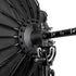 Fotodiox DLX Parabolic Focusing Softbox w/ Bowens Speedring - Focusable & Quick Collapsible Softbox / Silver Reflective Umbrella Interior w/ Double Diffusion Panels & Grid