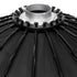 Fotodiox DLX Parabolic Focusing Softbox w/ Bowens Speedring - Focusable & Quick Collapsible Softbox / Silver Reflective Umbrella Interior w/ Double Diffusion Panels & Grid