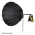 Fotodiox DLX Parabolic Focusing Softbox w/ Balcar Speedring - Focusable & Quick Collapsible Softbox / Silver Reflective Umbrella Interior w/ Double Diffusion Panels & Grid