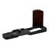 Deluxe Metal Camera Hand Grip for Olympus OM-D E-M10 Mark IV MILC MFT Camera with Wooden Accent and Battery Access