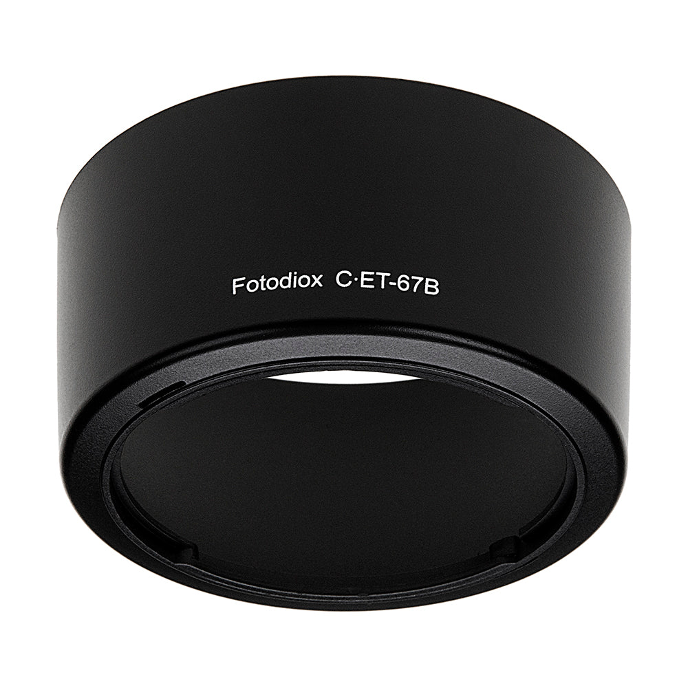 Fotodiox Lens Hood Replacement for ET-67B - Compatible with Canon EOS EF-S 60mm f/2.8 Macro USM Lens