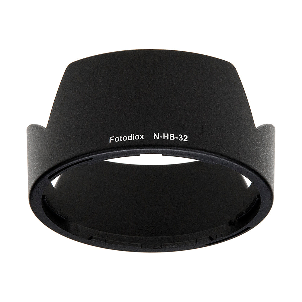 Fotodiox Lens Hood Replacement for HB-32 - Compatible with Nikon AF-S 18-105mm f/3.5-5.6G ED VR, 18-140mm f/3.5-5.6G ED VR, 18-135mm f/3.5-5.6G IF-ED & 18-70mm f/3.5-4.5G IF-ED Lenses