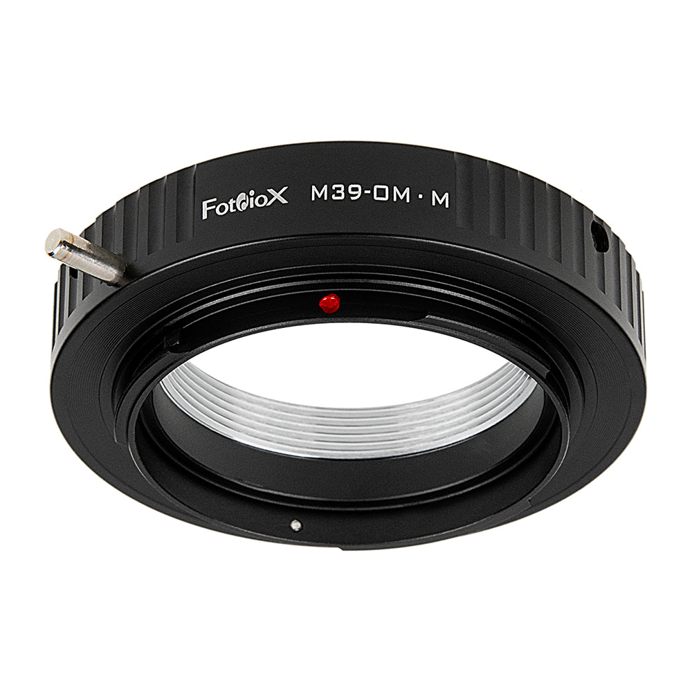 Fotodiox Lens Adapter - Compatible with M39/L39 (x1mm Pitch) Screw Mount Russian & Leica Thread Mount Lenses to Olympus OM Mount SLR Film Cameras; Macro Focus Only