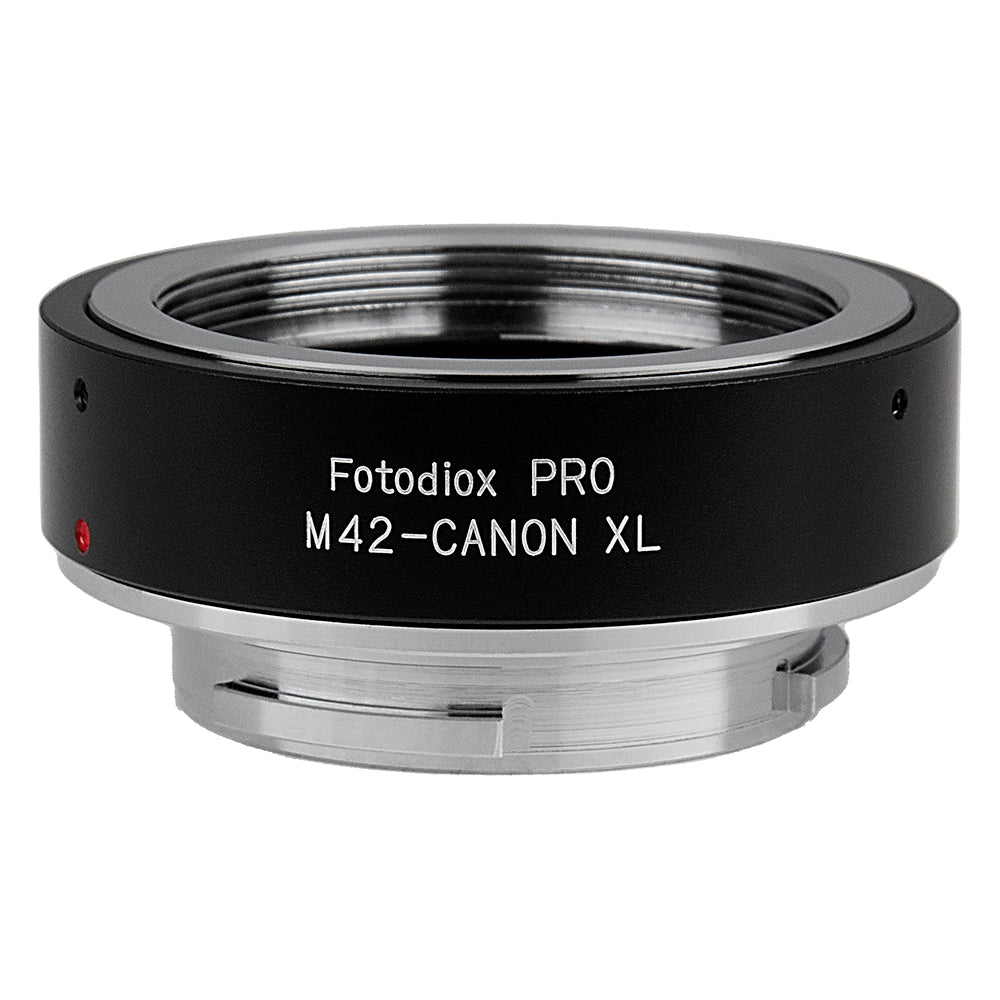 Fotodiox Pro Lens Mount Adapter Compatible with M42 (42mm x1 Thread Screw Mount) Lens to Canon XL Mount Video Camera. XL-1, XL-1s, XL-2, XL-H1 HDV Camcorder