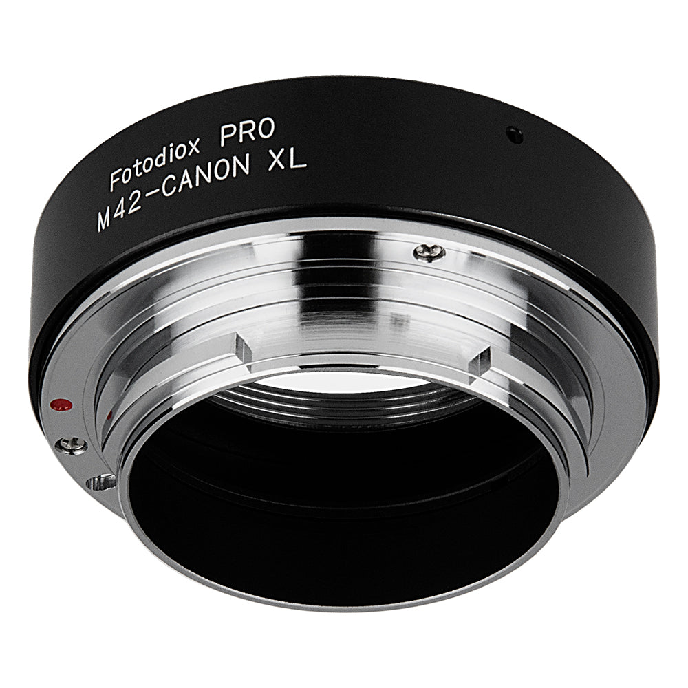 Fotodiox Pro Lens Mount Adapter Compatible with M42 (42mm x1 Thread Screw Mount) Lens to Canon XL Mount Video Camera. XL-1, XL-1s, XL-2, XL-H1 HDV Camcorder