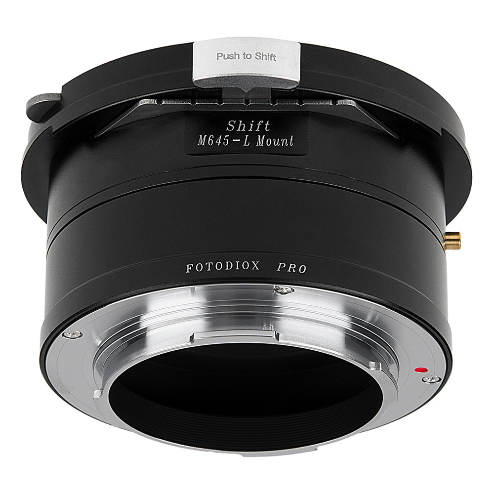 Fotodiox Pro Lens Mount Shift Adapter - Compatible With Mamiya 645 (M645) Mount Lens to L-Mount Alliance Mirrorless Camera Body