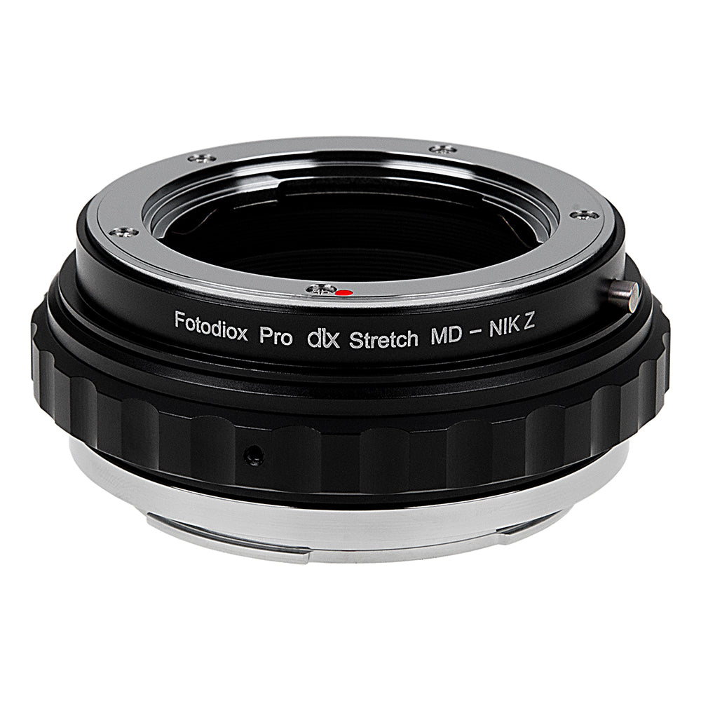 Fotodiox DLX Stretch Lens Adapter - Compatible with Minolta Rokkor (SR / MD / MC) SLR Lens to Nikon Z-Mount Mirrorless Cameras with Macro Focusing Helicoid and Magnetic Drop-In Filters