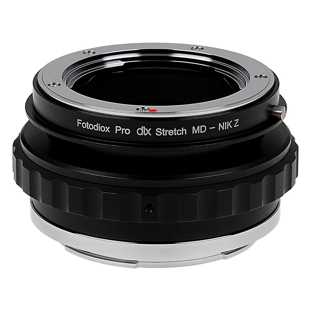Fotodiox DLX Stretch Lens Adapter - Compatible with Minolta Rokkor (SR / MD / MC) SLR Lens to Nikon Z-Mount Mirrorless Cameras with Macro Focusing Helicoid and Magnetic Drop-In Filters