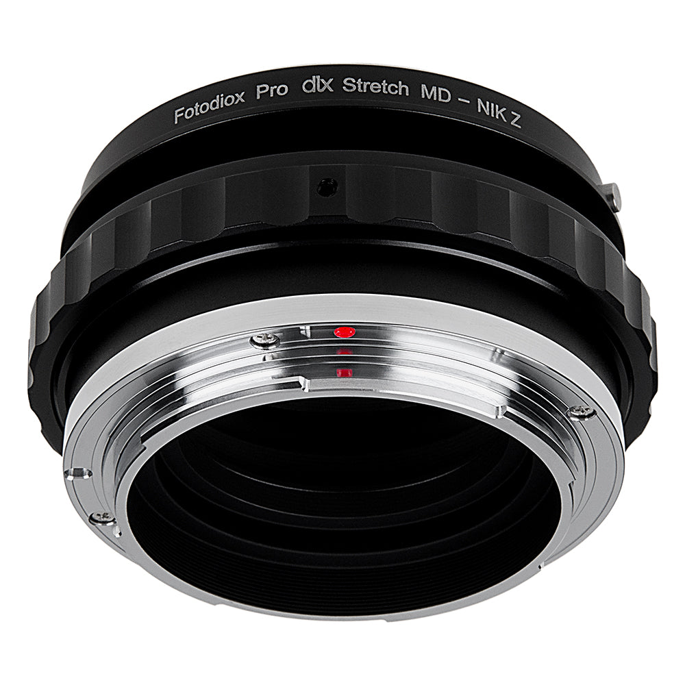 Fotodiox DLX Stretch Lens Adapter - Compatible with Minolta Rokkor (SR / MD / MC) SLR Lens to Nikon Z-Mount Mirrorless Cameras with Macro Focusing Helicoid and Magnetic Drop-In Filters