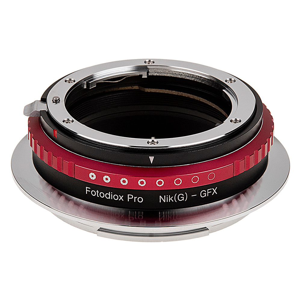 Pro Adapter - Nikon F G-Type Lens to Fujifilm G-Mount Digital