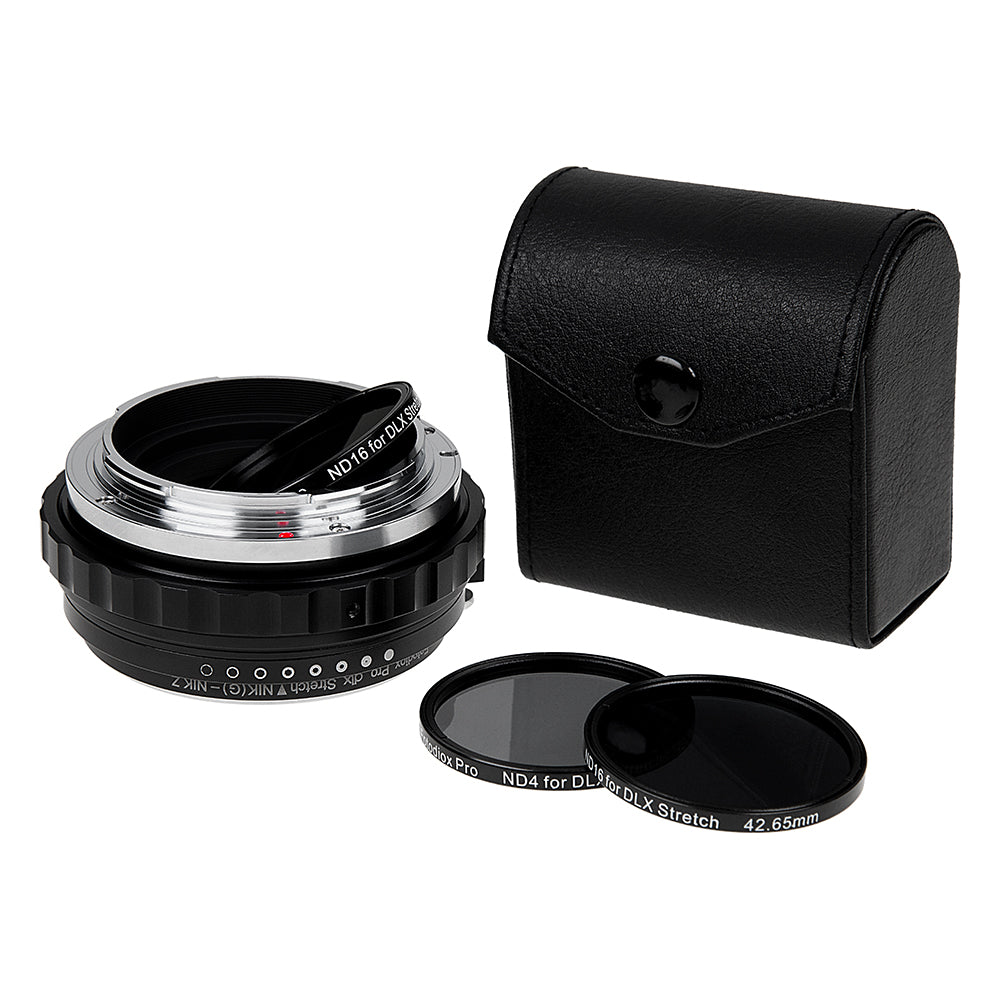 Fotodiox DLX Stretch Lens Adapter - Compatible with Nikon F Mount G-Type D/SLR Lens to Nikon Z-Mount Mirrorless Cameras with Macro Focusing Helicoid and Magnetic Drop-In Filters