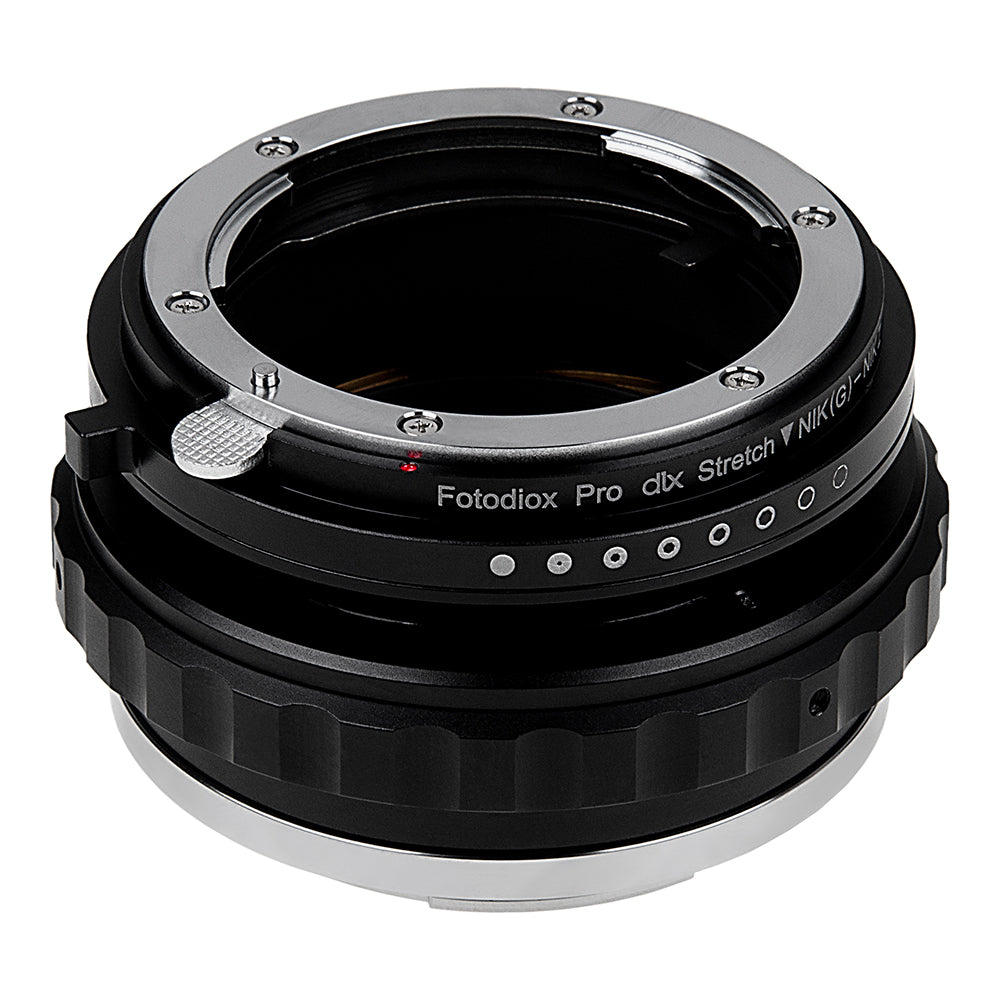 Fotodiox DLX Stretch Lens Adapter - Compatible with Nikon F Mount G-Type D/SLR Lens to Nikon Z-Mount Mirrorless Cameras with Macro Focusing Helicoid and Magnetic Drop-In Filters
