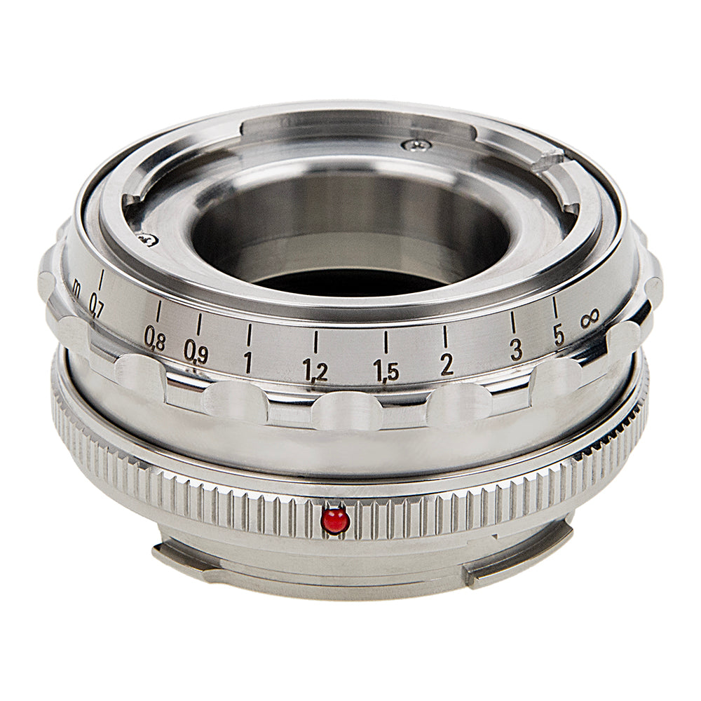 Fotodiox Pro Lens Adapter with Leica 6-Bit M-Coding & Focus Dial - Compatible with Voigtländer Nokton & Ultron 50mm Lenses to Leica M Mount Rangefinder Cameras