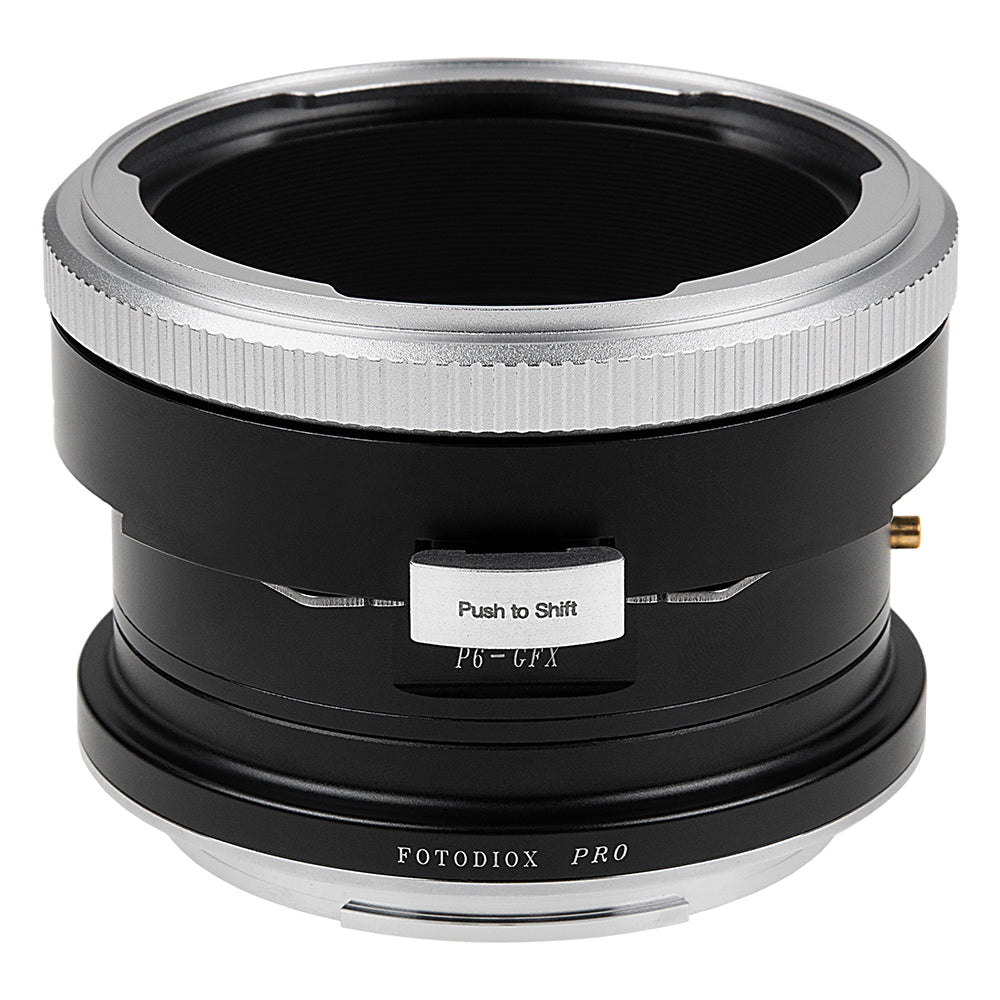 Fotodiox Pro Lens Mount Shift Adapter - Compatible With Pentacon 6 (Kiev 66) Mount Lens to Fujifilm G-Mount (GFX) Mirrorless Camera Body