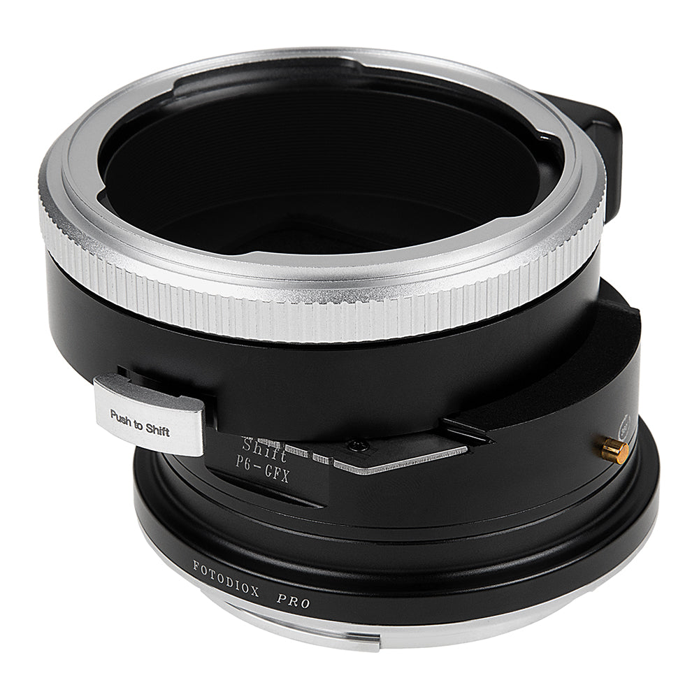 Fotodiox Pro Lens Mount Shift Adapter - Compatible With Pentacon 6 (Kiev 66) Mount Lens to Fujifilm G-Mount (GFX) Mirrorless Camera Body