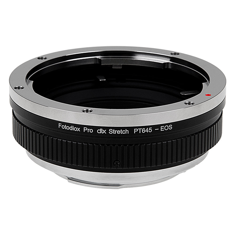 Fotodiox DLX Stretch Lens Adapter - Compatible with Pentax 645 (P645) Mount SLR Lens to Canon EOS (EF, EF-S) Mount D/SLR Cameras with Macro Focusing Helicoid and Magnetic Drop-In Filters