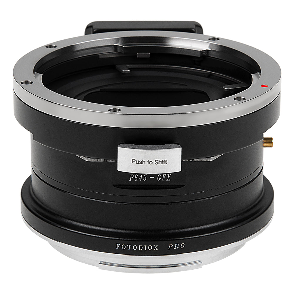 Fotodiox Pro Lens Mount Shift Adapter - Compatible With Pentax 645 (P645) Mount Lens to Fujifilm G-Mount (GFX) Mirrorless Camera Body