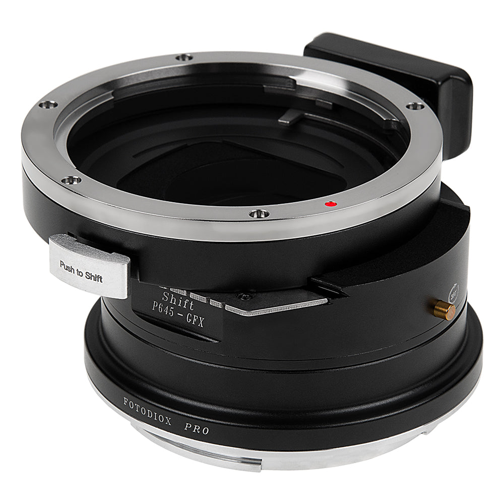Fotodiox Pro Lens Mount Shift Adapter - Compatible With Pentax 645 (P645) Mount Lens to Fujifilm G-Mount (GFX) Mirrorless Camera Body
