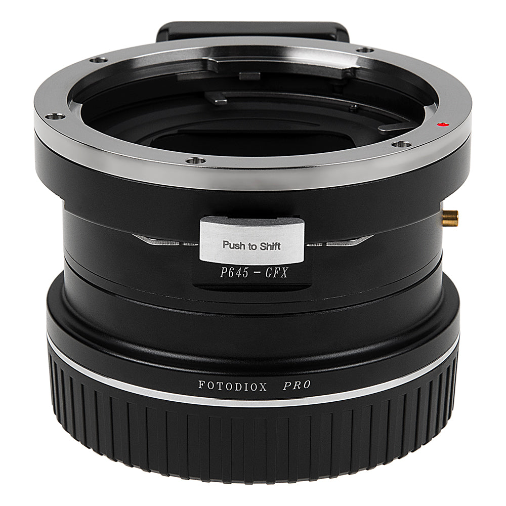Fotodiox Pro Lens Mount Shift Adapter - Compatible With Pentax 645 (P645) Mount Lens to Fujifilm G-Mount (GFX) Mirrorless Camera Body