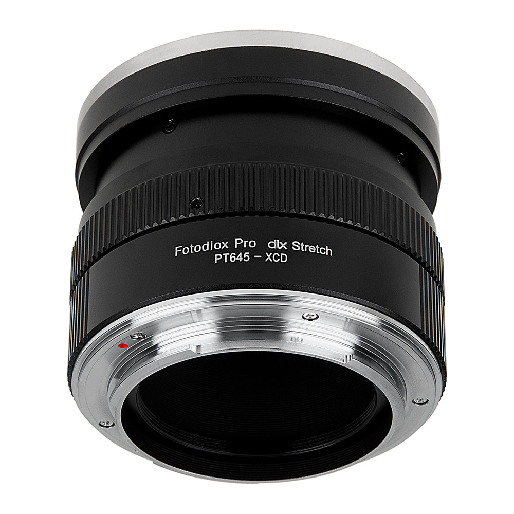 Fotodiox DLX Stretch Lens Adapter - Compatible with Pentax 645 (P645) Mount SLR Lenses to Hasselblad X-System (XCD) Mirrorless Camera Bodies with Macro Focusing Helicoid and 49mm Filter Threads