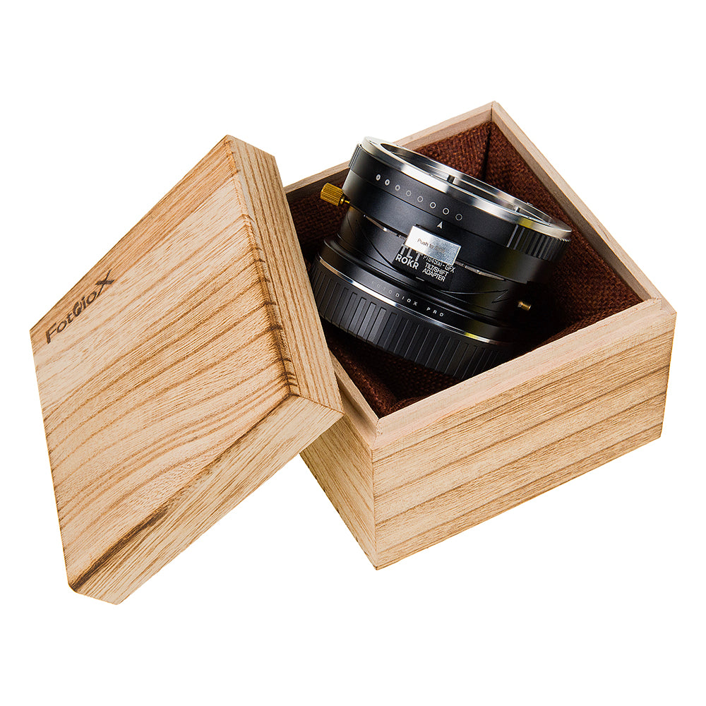 Fotodiox Pro TLT ROKR - Tilt / Shift Lens Mount Adapter Compatible with Pentax 645 (P645) Mount D FA & DA Auto Focus Lenses to fit Fujifilm G-Mount (GFX) Mirrorless Camera Body