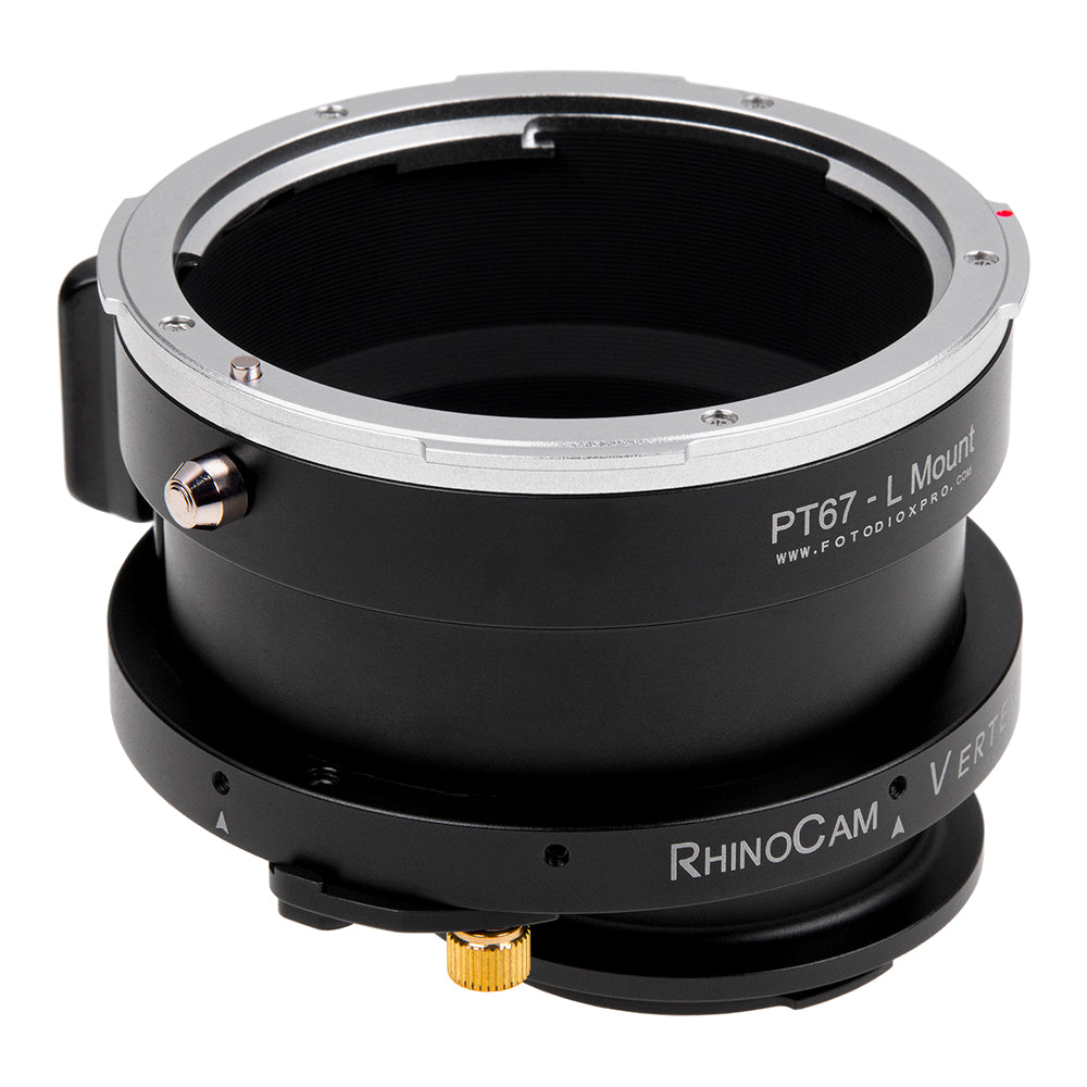 RhinoCam Vertex Rotating Stitching Adapter, Compatible with Pentax 6x7 (P67) Mount SLR Lens to L-Mount Alliance Mirrorless Cameras