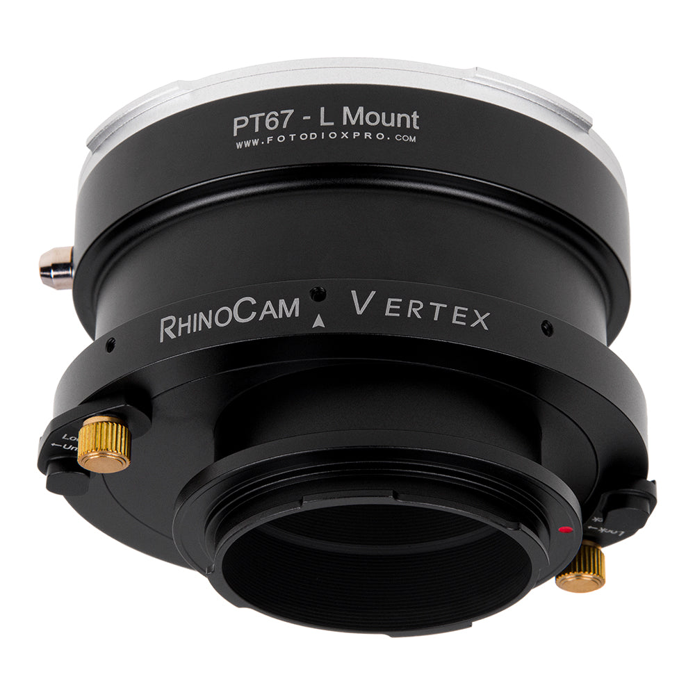 RhinoCam Vertex Rotating Stitching Adapter, Compatible with Pentax 6x7 (P67) Mount SLR Lens to L-Mount Alliance Mirrorless Cameras