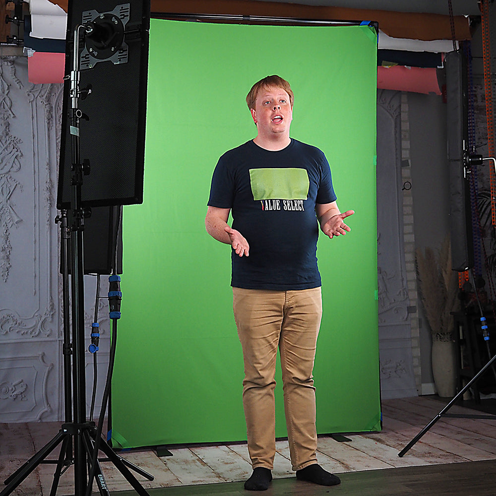 Complete Portable Background Kit with Blue/Green Cover + Bonus Diffusion Cover (Fotodiox Website Exclusive Bundle)