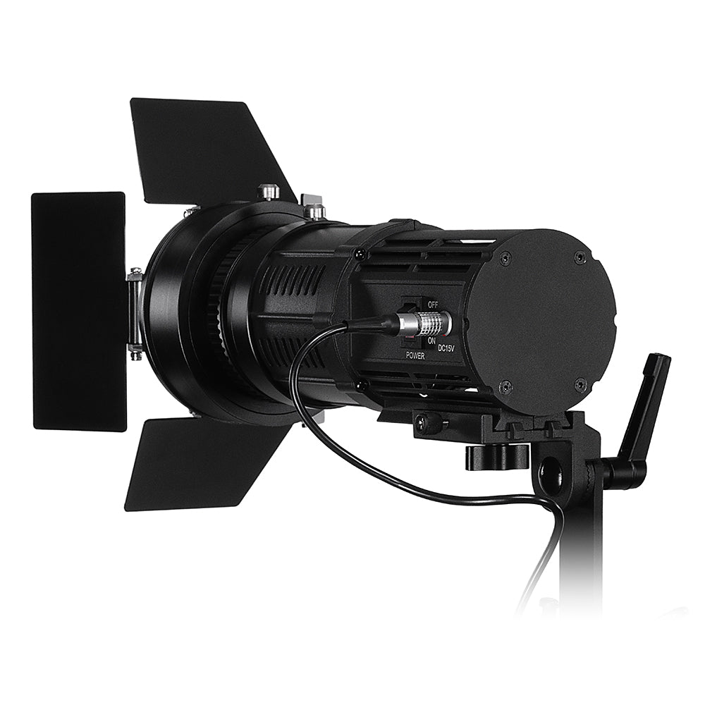 Fotodiox Pro PopSpot Ultra 50 Bi-Color 3x Light Kit - Kit of Three Focusing LED Lights w/ Rolling Case, High-Intensity Bi-Color LED 3200k-5600k Focusable Spot Light for Still and Video