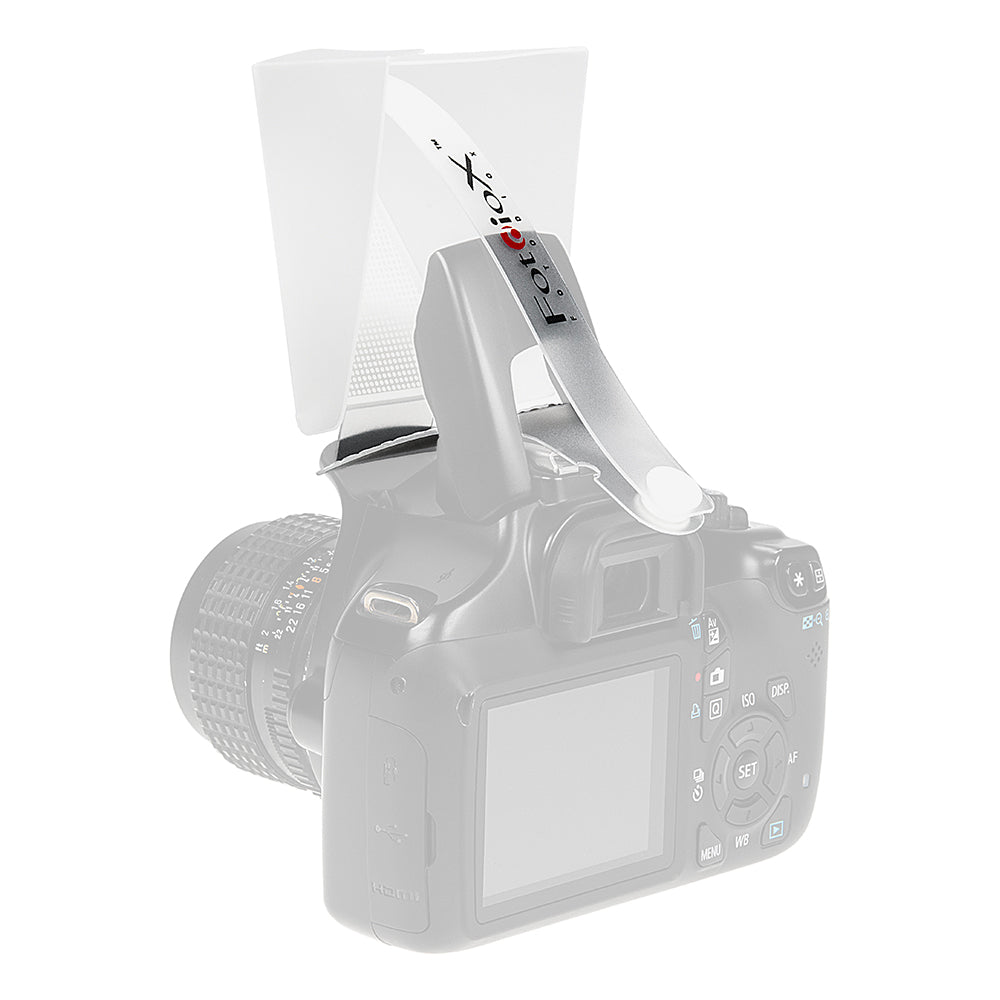 Fotodiox Pop-up Flash Diffuser with Harsh Light Minimizer - Universal Diffusion for DSLR On Camera Pop Up Flash: Canon, Nikon, Pentax, Sony