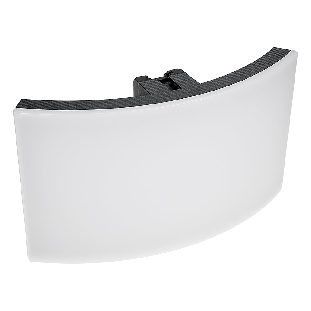 Radius Go 1450 - Mini Wide Angle Curved Dual Color Fill Light; 6.75x13in, Bicolor, Dimmable, Diffused Soft Light from Fotodiox