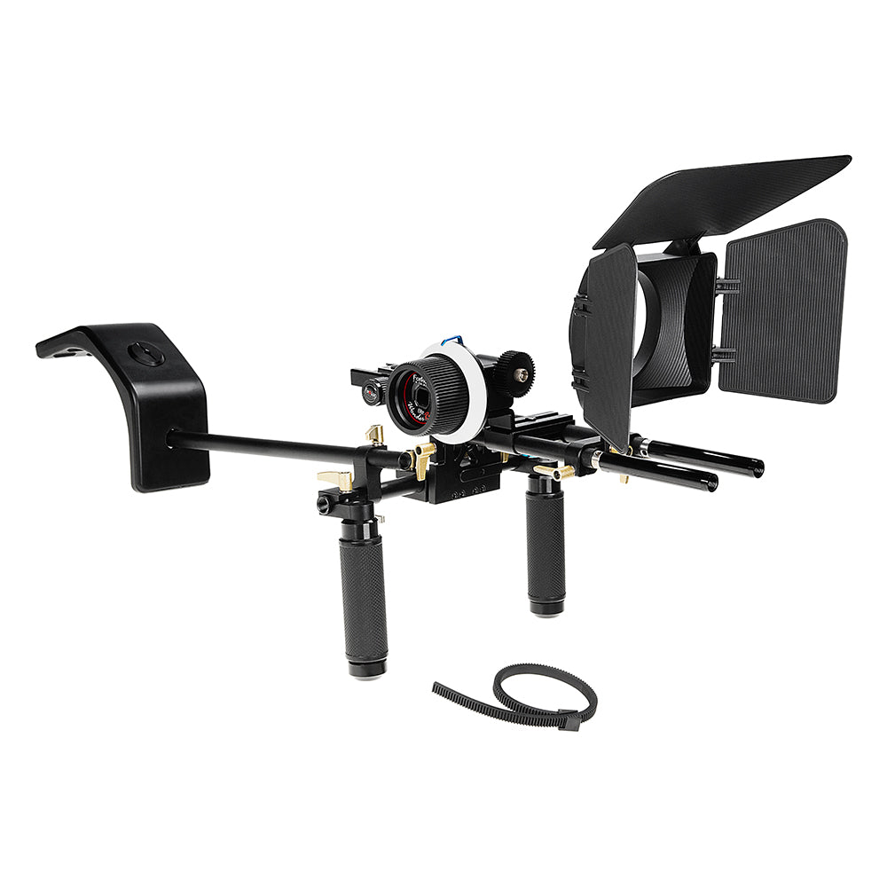 WonderRig Elite by Fotodiox - Premium Grade Professional Video Rig Shoulder Support Stabilizer