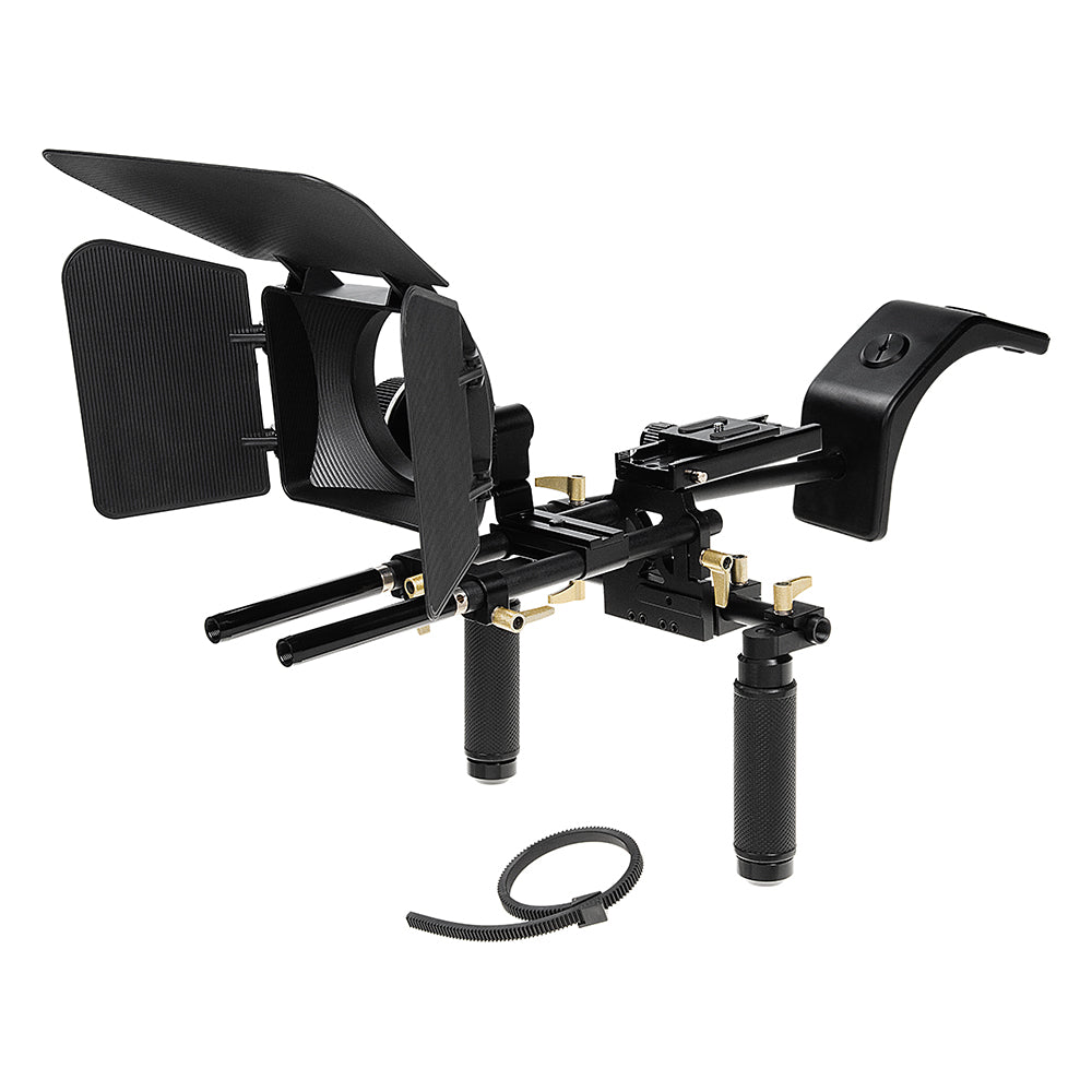 WonderRig Elite by Fotodiox - Premium Grade Professional Video Rig Shoulder Support Stabilizer