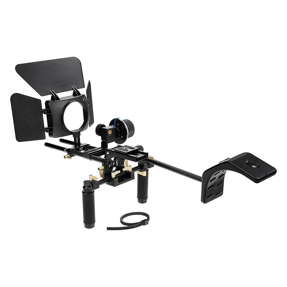 WonderRig Elite by Fotodiox - Premium Grade Professional Video Rig Shoulder Support Stabilizer