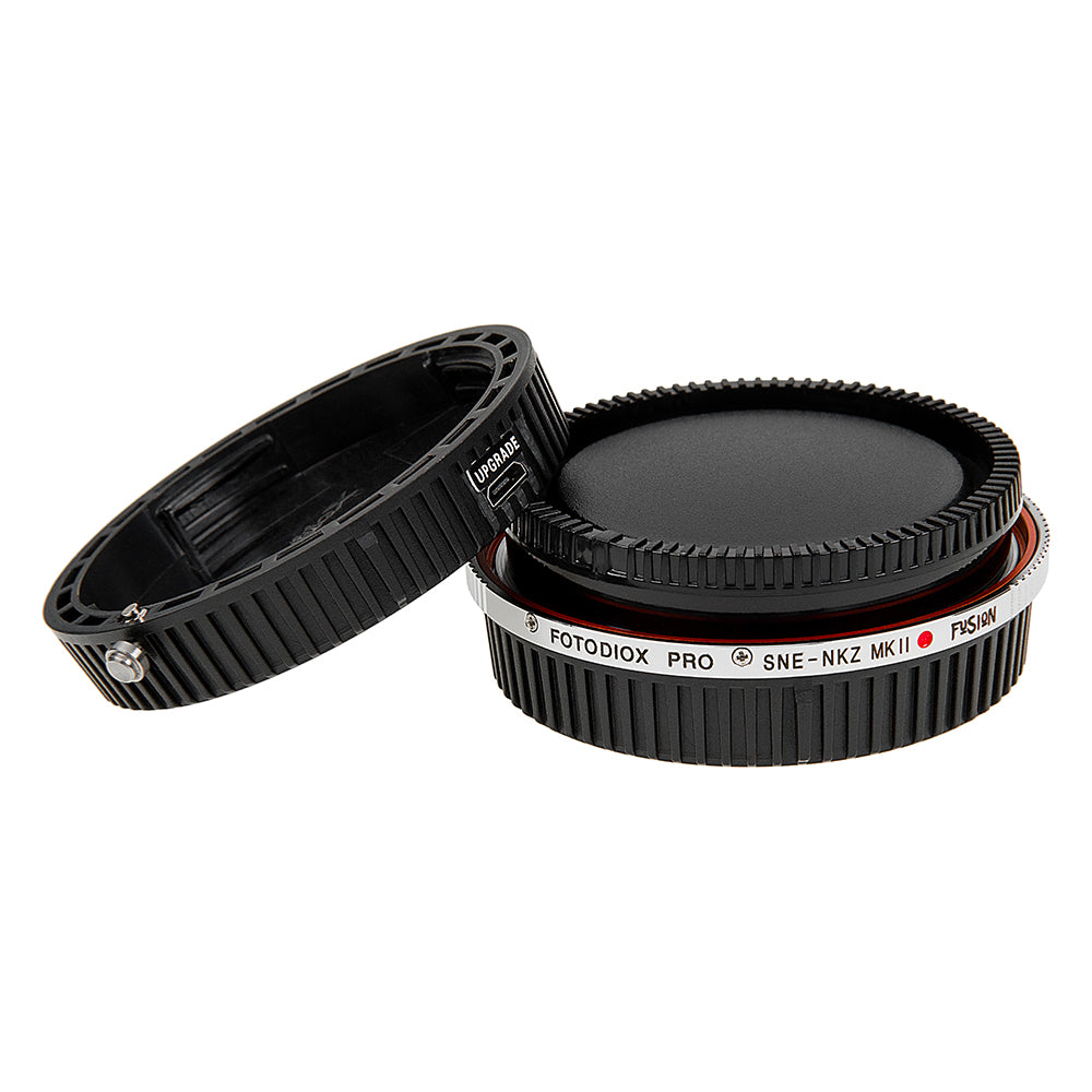 Fotodiox Pro Fusion Adapter, Smart AF Adapter - Compatible with Sony Alpha E-Mount Mirrorless Lenses to Nikon Z-Mount Mirrorless Full Frame Cameras with Full Automated Functions