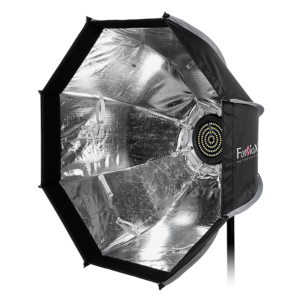 Fotodiox DLX EZ-Light T660 - Collapsible Bicolor (3200k-5600k) Photo/Video LED Light w/ 24" Softbox, Handle, Grid & 6' Stand