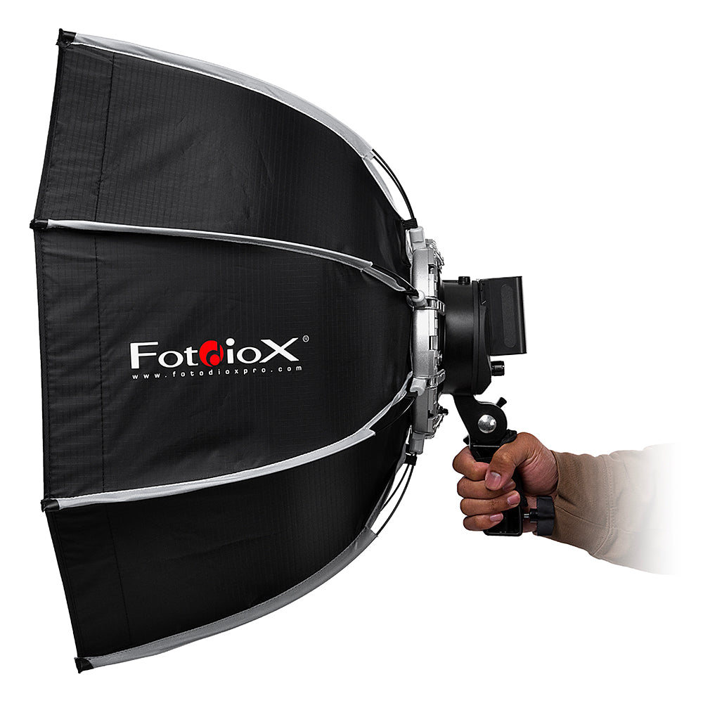 Fotodiox DLX EZ-Light T660 - Collapsible Bicolor (3200k-5600k) Photo/Video LED Light w/ 24" Softbox, Handle, Grid & 6' Stand