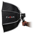 Fotodiox DLX EZ-Light T660 - Collapsible Bicolor (3200k-5600k) Photo/Video LED Light w/ 24" Softbox, Handle, Grid & 6' Stand