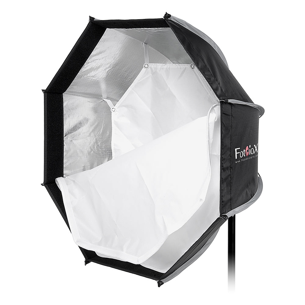 Fotodiox DLX EZ-Light T660 - Collapsible Bicolor (3200k-5600k) Photo/Video LED Light w/ 24" Softbox, Handle, Grid & 6' Stand