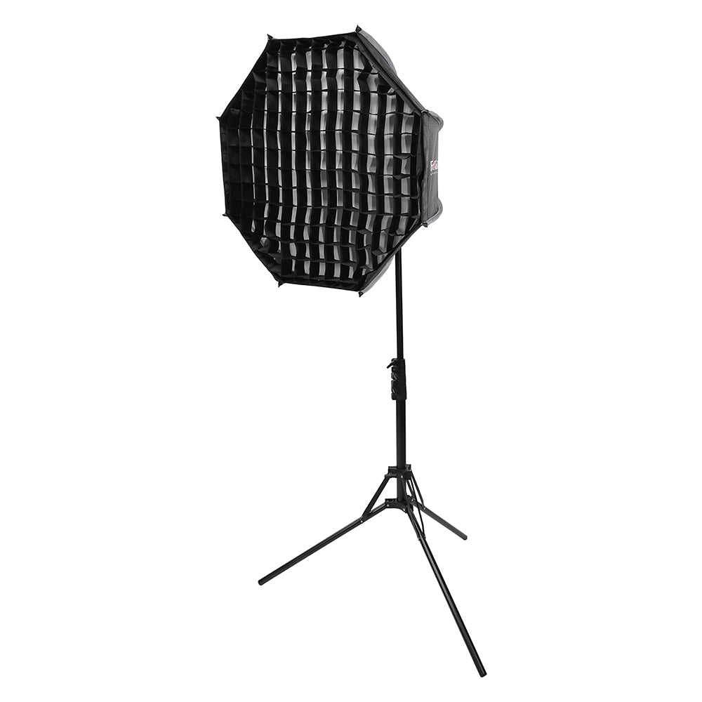 Fotodiox DLX EZ-Light T660 - Collapsible Bicolor (3200k-5600k) Photo/Video LED Light w/ 24" Softbox, Handle, Grid & 6' Stand