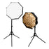 Fotodiox DLX EZ-Light T660 - Collapsible Bicolor (3200k-5600k) Photo/Video LED Light w/ 24" Softbox, Handle, Grid & 6' Stand