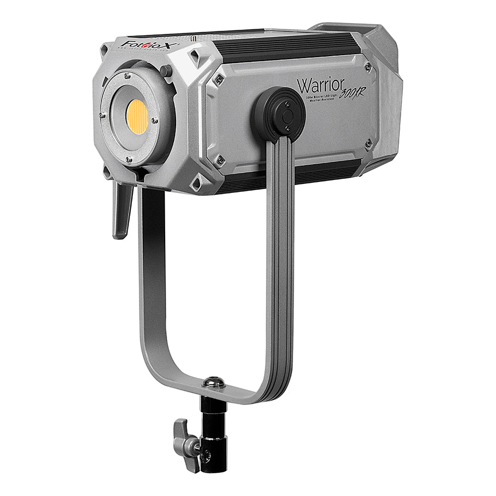 Fotodiox Pro Warrior 300XR Weather Resistant, Bicolor LED Light Kit - High-Intensity 400W Tungsten to Daylight Color (2700-6500k) LED Light for Still and Video