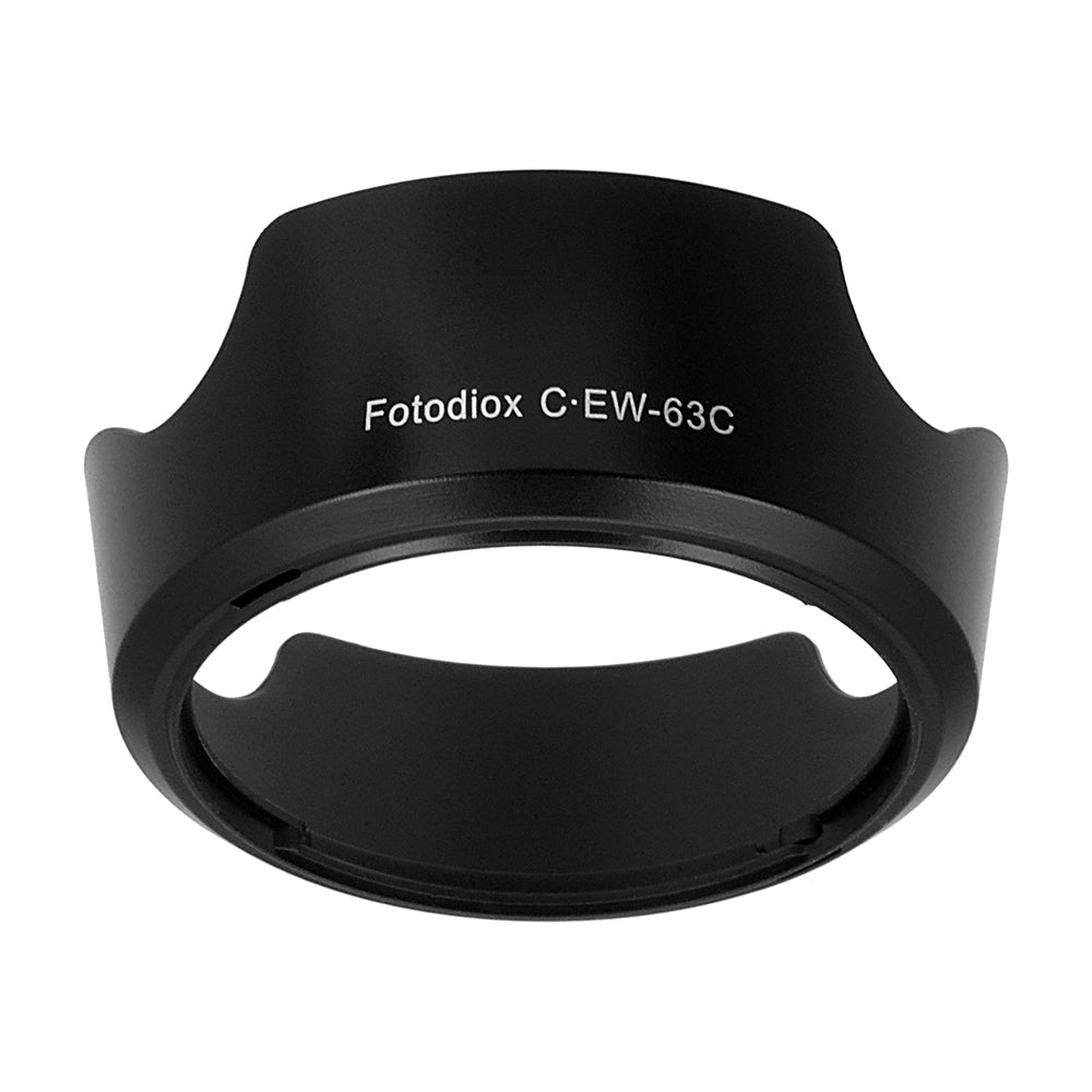 Fotodiox Lens Hood Replacement for EW-63C - Compatible with Canon EOS EF-S 18-55mm f/3.5-5.6 IS STM Lens