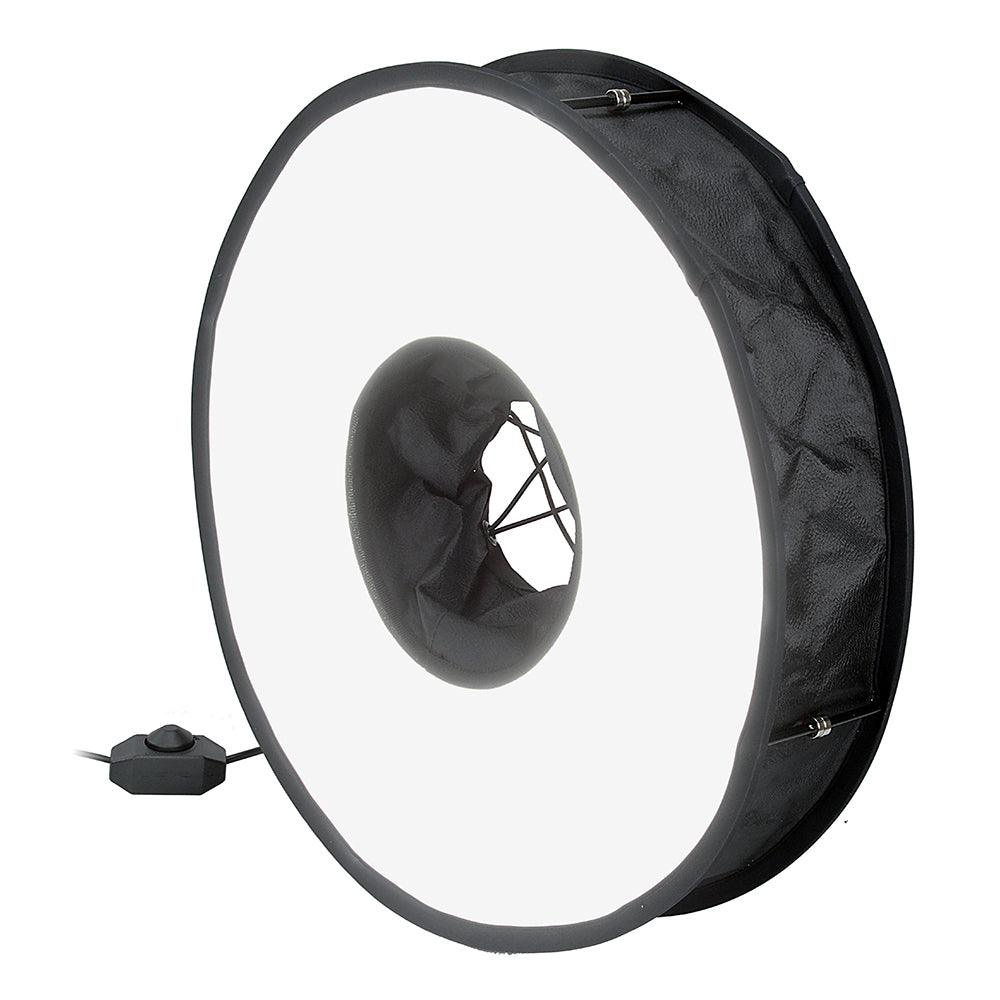 Fotodiox LED Collapsible Ringlight, Ideal for Podcasting and Vloggers - Ultra-Bright and Professional Photo/Video LED Light, Daylight (5600k, CRI<95)