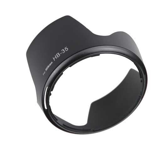 Fotodiox Lens Hood Replacement for HB-35 - Compatible with Nikon AF-S DX 18-200mm f/3.5-5.6G ED VR II Lens