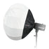 Fotodiox Lantern Softbox with Bowens Insert (2025) - Quick Collapse Globe Softbox with Partial Silver Reflective Interior